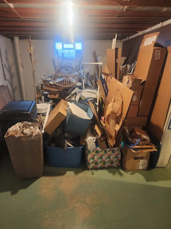 Roll-off dumpster container at job site for Yard Waste Dumpster Rental in Bellingham